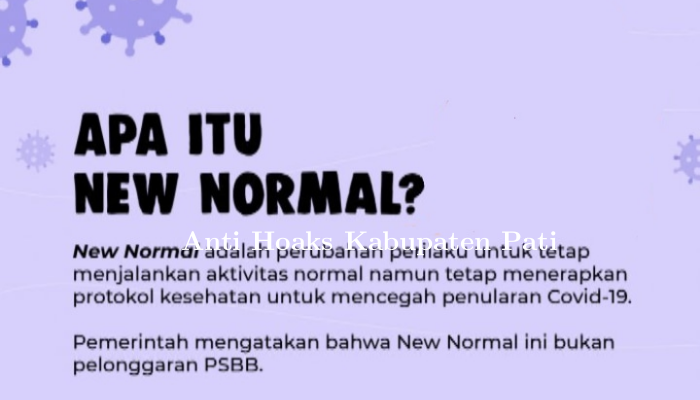 Apa itu New Normal?